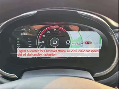 Cluster di intelligenza artificiale digitale per Chevrolet Malibu XL 2015-2022 car speed dial oil dial carplay navigation